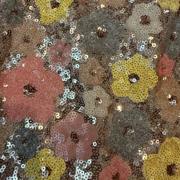 NWT Vita Grace Long Maxi Sequined Women's Floral Maxi Skirt Small - Picture 3 of 11